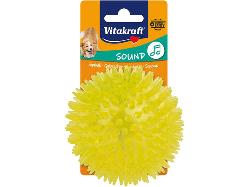 Vitakraft Igelball für Hunde aus TPR mit Quietscher 10cm
