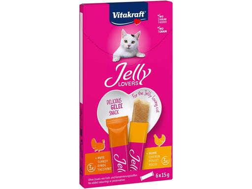 Vitakraft Jelly Lovers mit Huhn & Pute (6-Pack x 15g)