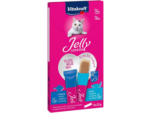 Vitakraft Jelly Lovers mit Scholle & Lachs (6-Pack x 15g)