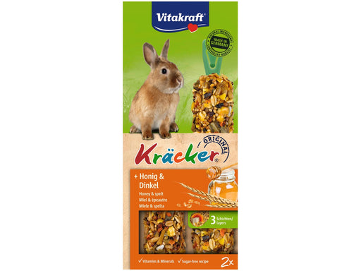Vitakraft Kräcker Honig & Dinkel für Zwergkaninchen