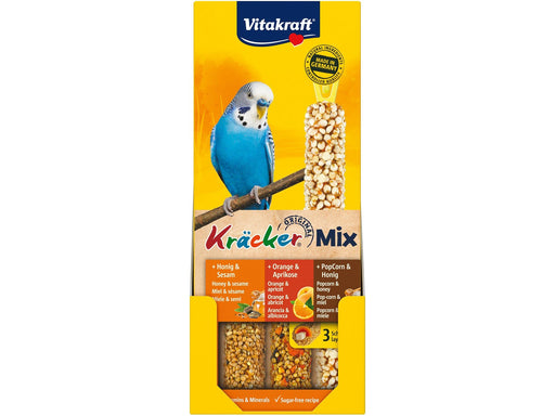 Vitakraft - Kräcker® Mix Honey/orange/popcorn for budgie 80g