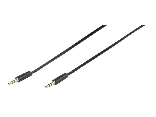 Vivanco Audio Cable 1x3.5mm Flat 0.5m Black