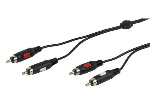 Vivanco Audio Cable 2xRCA Male 2.5m Black