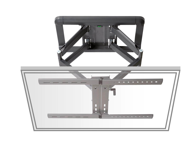 Vivanco Full Motion Bracket VESA 600 60kg Grey - Max 60 kg - recommended for 85"