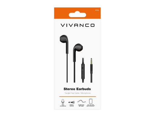 Vivanco Smart Pro In-Ear Plugin Eggshape Headset Black