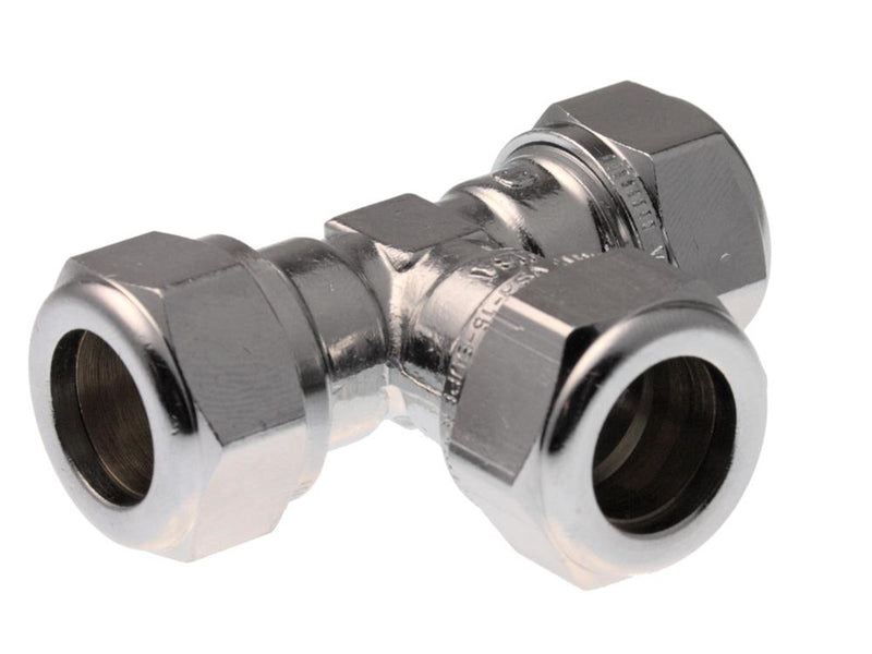 Vsh Fabrieken Compression tee 3xc 12x12x12 chrome s122