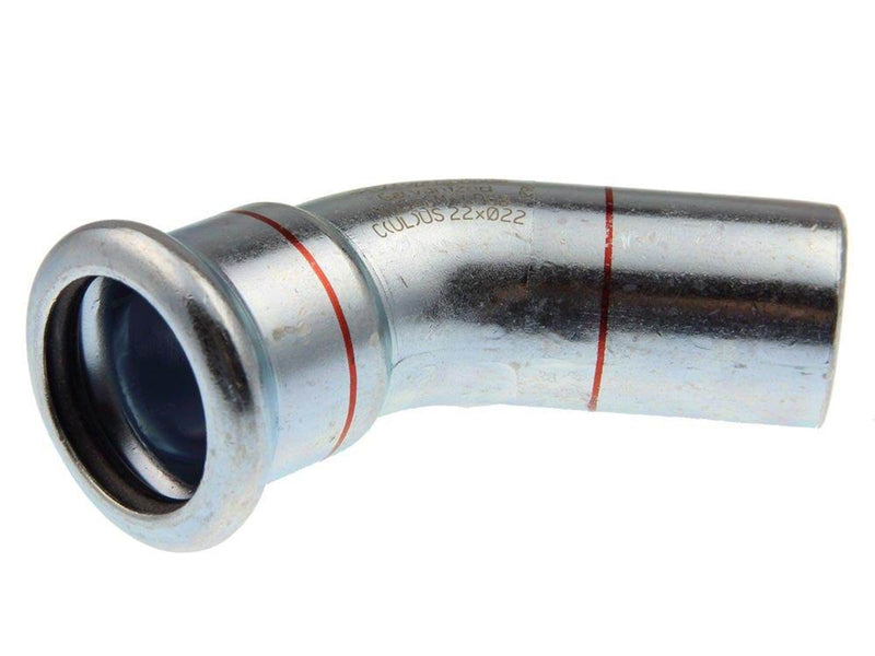 Vsh Fabrieken Xpr carbon elbow 45 deg. fø 22