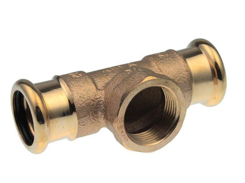 Vsh Fabrieken Xpress copper threaded t-piece fff 22xrp3/4x22