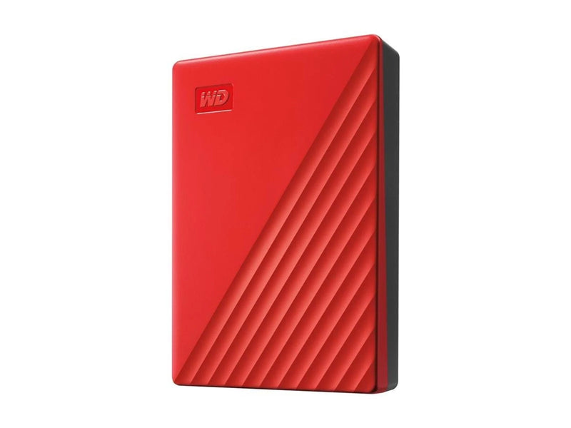 WD My Passport - Extern Festplatte - 6TB - Rot