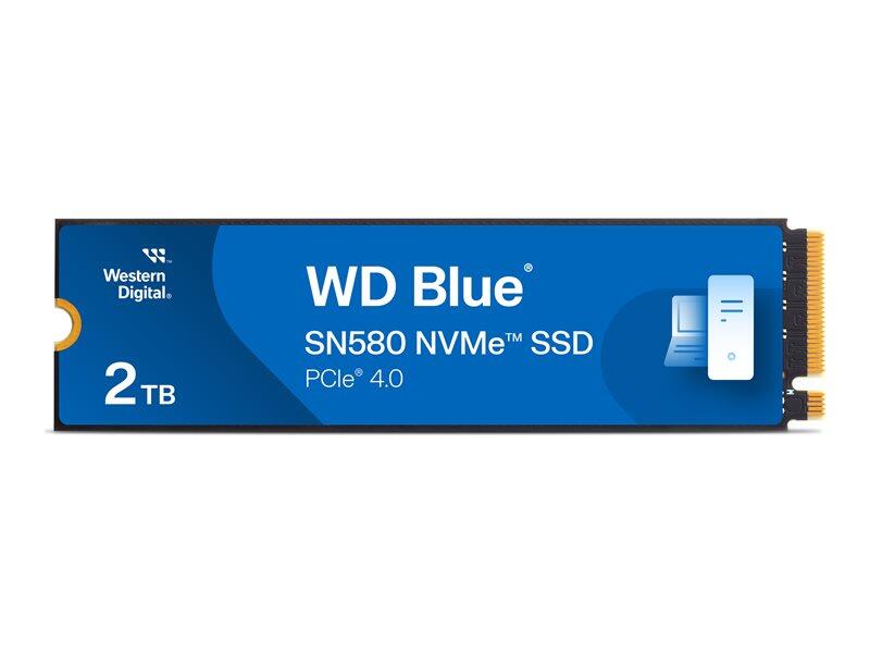 WD Blue SN580 SSD - 2 TB - intern - M.2 2280 - PCIe 4.0 x4 (NVMe)