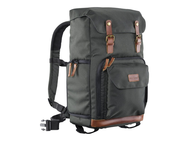 Walimex mantona Luis Photo Backpack Green Retro