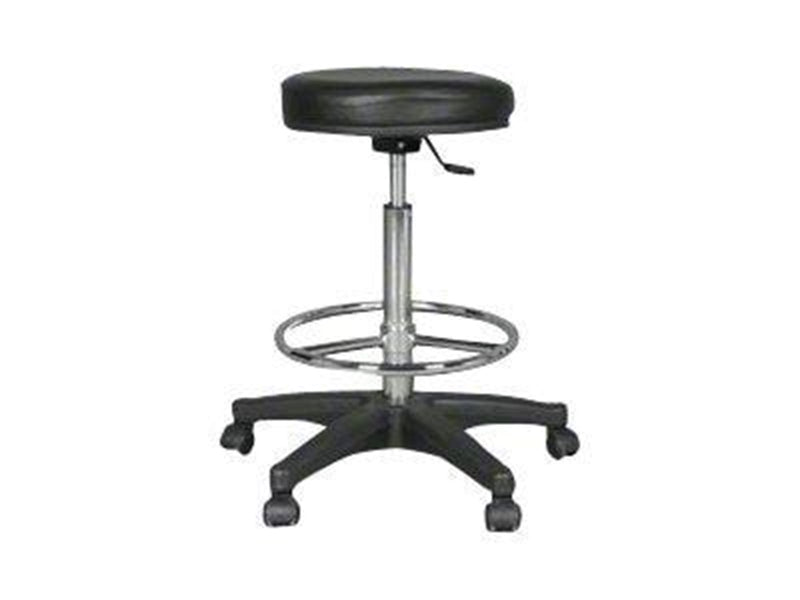 Walimex - stool - artificial leather - black