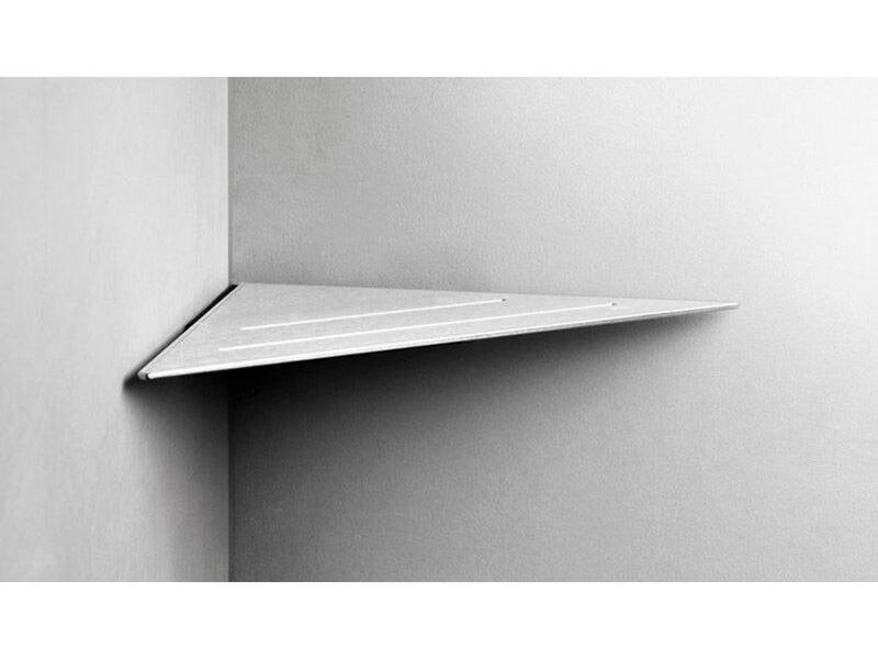 Wantec Reframe Collection soap shelf corner Brushed