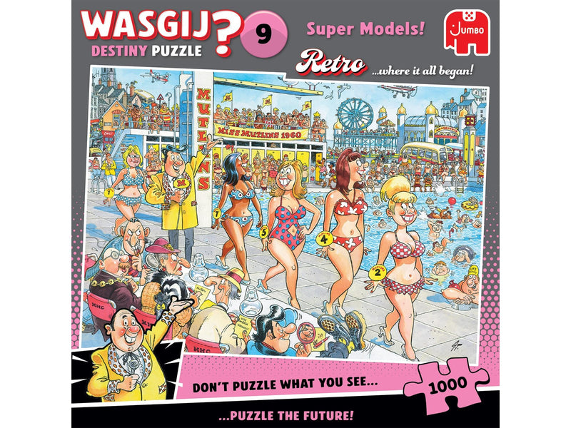 Wasgij Retro Destiny 9 - Super Models! (1000)