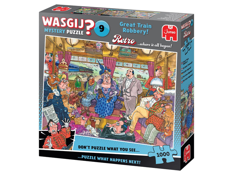 Wasgij Retro Mystery 9 The Great Train Robbery! (1000)
