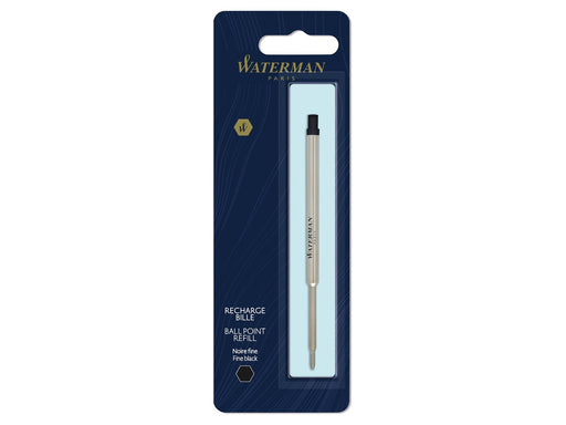 Waterman Ersatzmine für Kugelschreiber | feine Spitze | Schwarze Tinte | 1 Stück