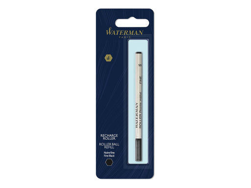 Waterman Ersatzmine für Tintenroller | feine Spitze | Schwarze Tinte | 1 Stück