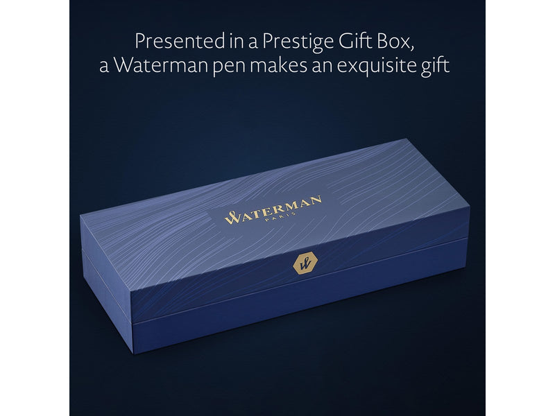 Waterman Expert 'The Opera Collection' Black & Gold G.T. Fountain pen M Blue ink