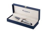 Waterman Hémisphère Kugelschreiber, Metall und steingrauer Lackierung mit palladiumbeschichteten Zierteilen, Mittlere Spitze