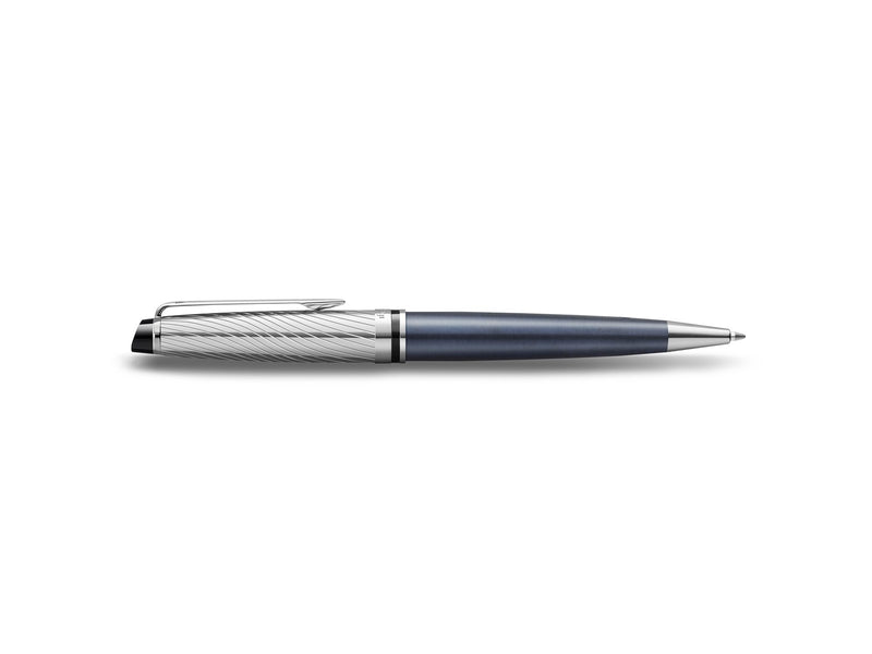 Waterman Hémisphère Kugelschreiber, Metall und steingrauer Lackierung mit palladiumbeschichteten Zierteilen, Mittlere Spitze