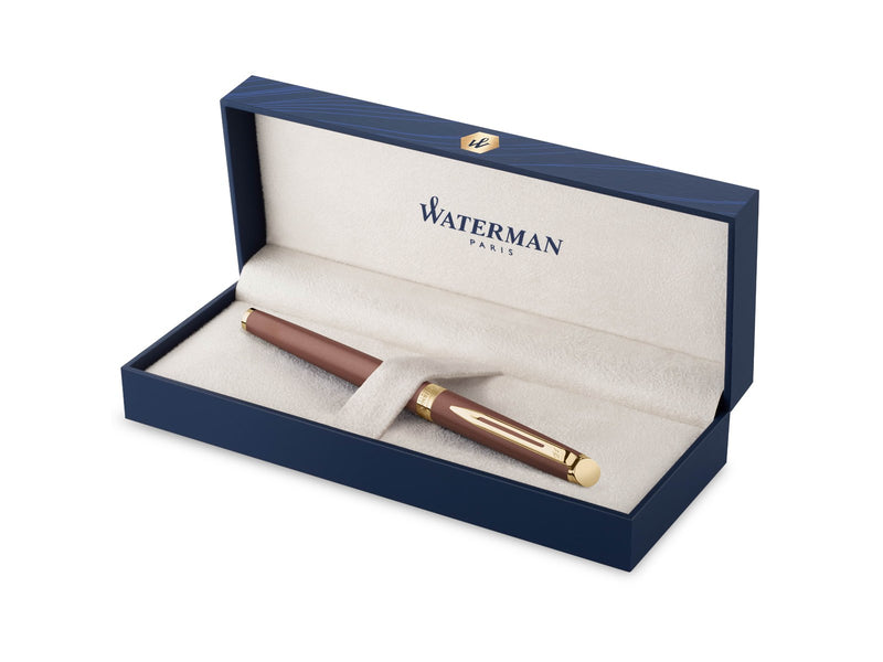 Waterman Hémisphère Rollerball Pen | Copper Red (The Understated Edit Collection) | Fine Point with Black Ink | Gift Box