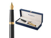 Waterman Hémisphère 'The Opera Collection' Black & Gold G.T. Fountain pen M Blue ink
