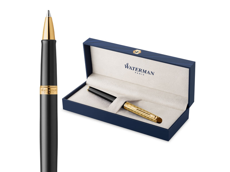 Waterman Hémisphère 'The Opera Collection' Black & Gold G.T. Rollerball F Black ink