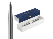Waterman Impression Stainless Steel P.T. Ballpen M Blue ink