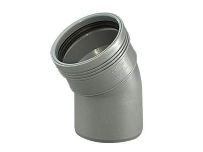 Wavin Wafix pp bend 30° x 32 mm grey