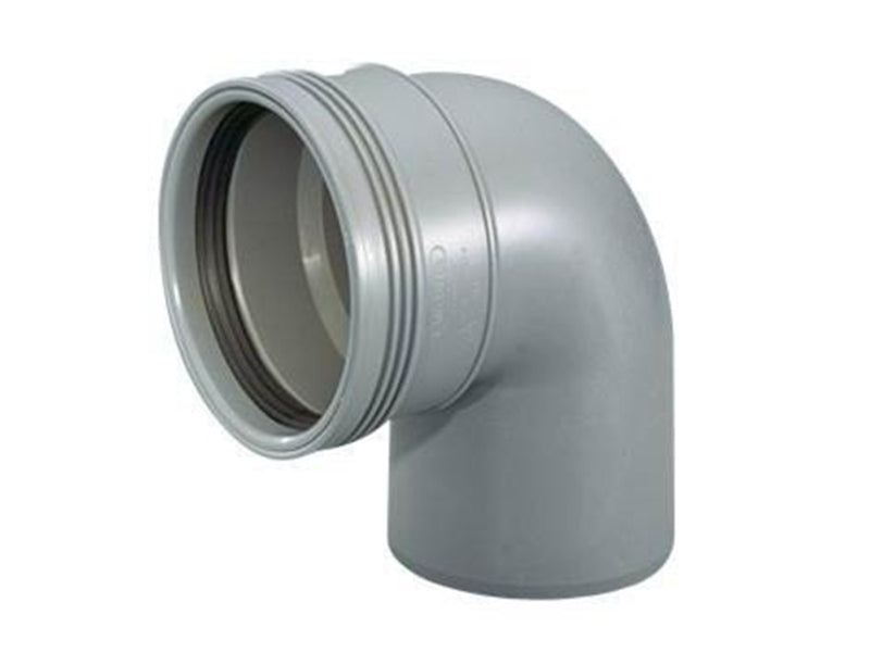 Wavin Wafix pp bend 88.5° x 75 mm grey