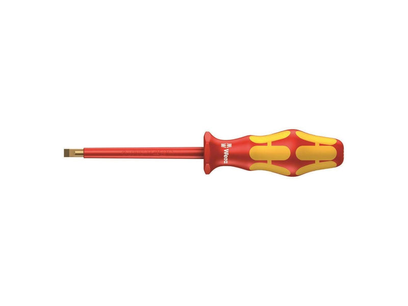 Wera 160 i vde insulated screwdriver for slotted screws 0.4 x 2.5 x 80 mm