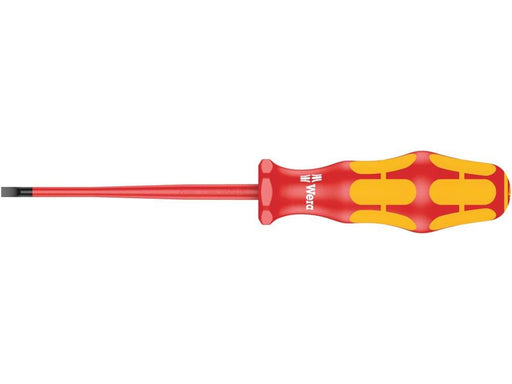 Wera 160 iS VDE-isolierter Schlitz-Schraubendreher mit reduziertem Klingendurchmesser, 0.8 x 4.0 x 100 mm