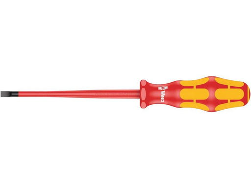 Wera 160 iS VDE-isolierter Schlitz-Schraubendreher mit reduziertem Klingendurchmesser, 1.0 x 5.5 x 125 mm