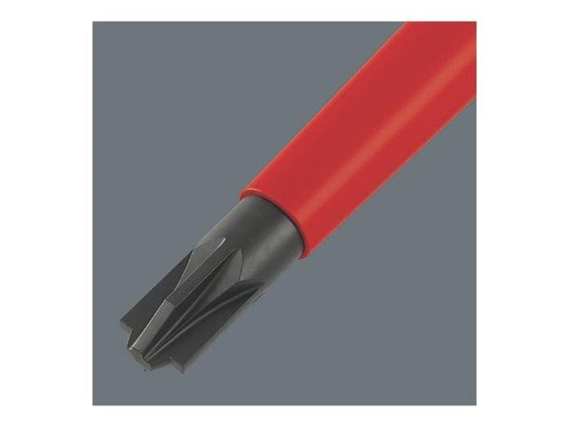 Wera 160 iS/7 Rack Schraubendrehersatz Kraftform Plus Serie 100 + Spannungsprüfer + Rack. Mit reduziertem Klingendurchmesser, 7-teilig