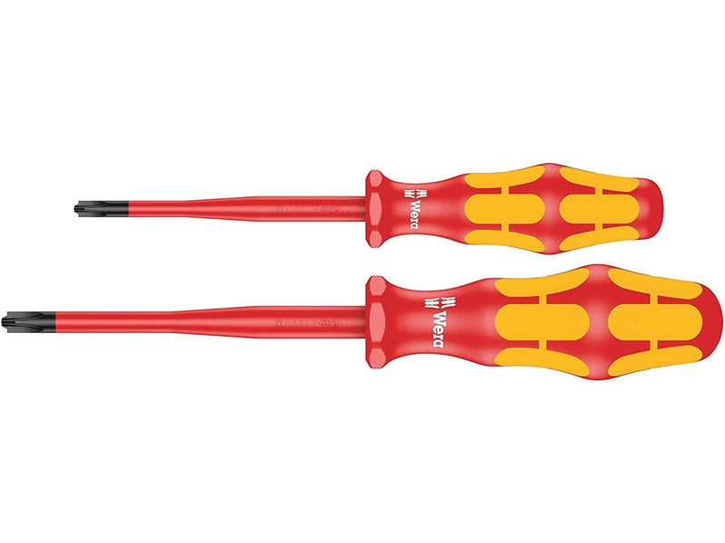 Wera 165 iS PZ/S # 1 + 2 Screwdriver set Kraftform Plus series 100. With reduced blade diameter 2 pieces