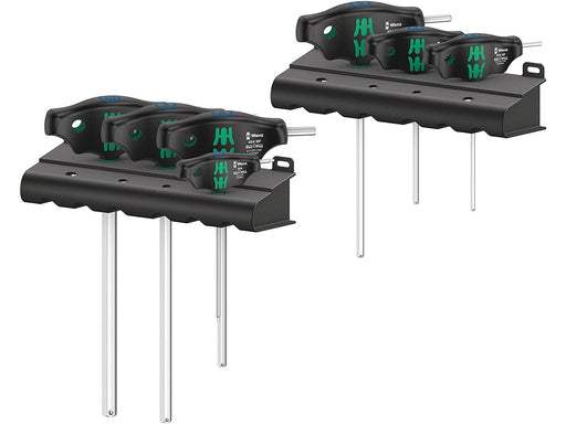Wera 454/7 HF Set 1 screwdriver set T-handle screwdrivers Hex-Plus with holding function 7 pieces