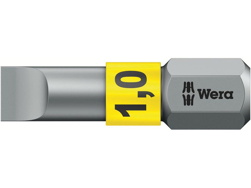 Wera 800/1 BTZ bits. 1.0 mm