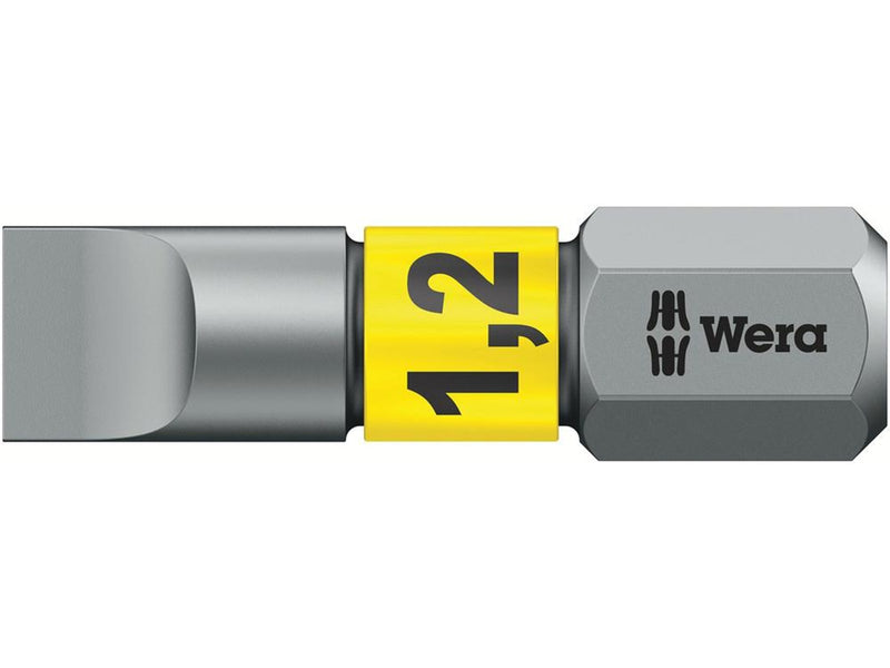 Wera 800/1 BTZ bits. 1.2 x 6.5 mm