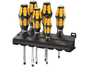 Wera 932/918/6 Schraubendrehersatz Kraftform : Der Schraubmeißel + Rack, 6-teilig