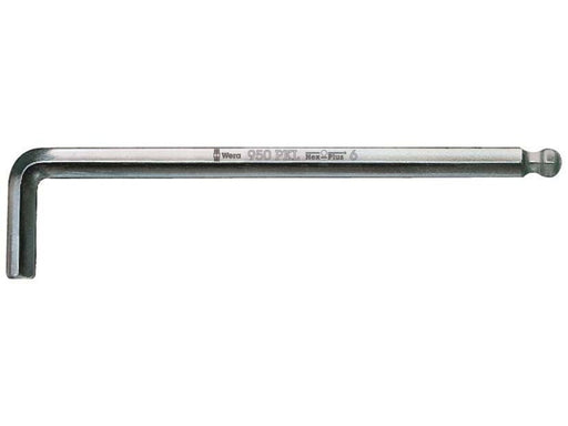 Wera 950 PKL Winkelschlüssel, metrisch, gestellverchromt, Hex-Plus, 3.0 mm