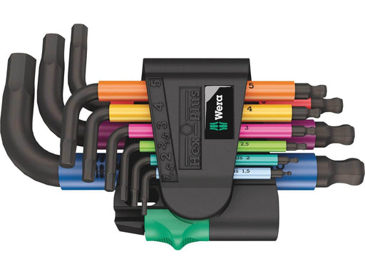 Wera 950/9 Hex-Plus Multicolour 2 Allen Allen key set 9-piece
