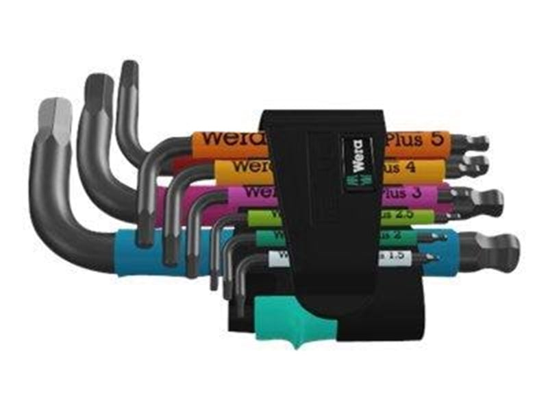 Wera 950/9 Hex-Plus Multicolour 2 Allen Allen key set 9-piece