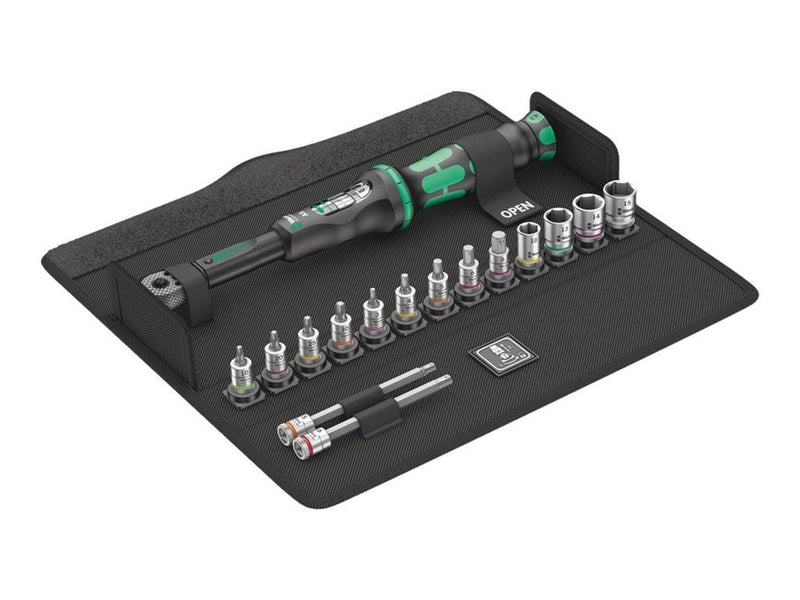 Wera Bicycle Set Torque 1 Torque Wrench Set - 16 piece