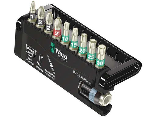 Wera Bit-Sortiment, Bit-Check 10 Stainless 1, 10-teilig