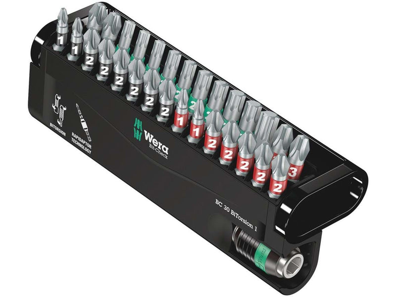 Wera Bit-Sortiment, Bit-Check 30 BiTorsion 1, 30-teilig