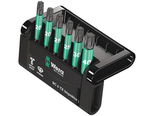 Wera Bit-Sortiment, Bit-Check 6 TX Impaktor 1, 6-teilig