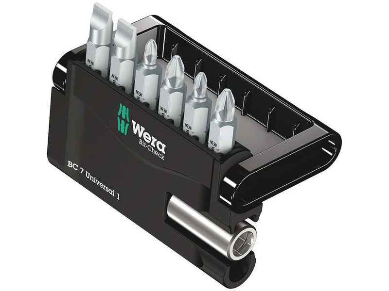 Wera Bit-Sortiment, Bit-Check 7 Universal 1, 7-teilig