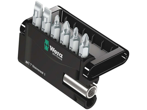 Wera Bit-Sortiment, Bit-Check 7 Universal 1, 7-teilig