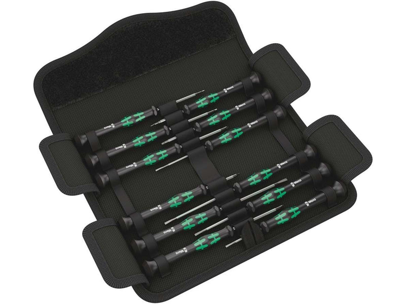 Wera Kraftform Micro-Set/12 SB 1 Elektroniker-Schraubendrehersatz, 12-teilig