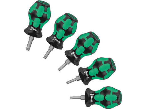 Wera Stubby Set TX 1 Screwdriver set TORX 5 pieces